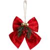Holiday Tree Decorations Christmas Bow Ornament Christmas Decoration 16*20cm Charming Festive Bow Design Elegant Home Decor