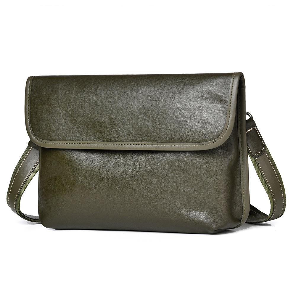 

Vegetable Tanned Cowhide Men s Shoulder Bag, Men s Crossbody Bag, Small Bag, Trendy Fashion Bag, Men s Leather Men s Bag, Mobile Phone Carrying Bag зелений