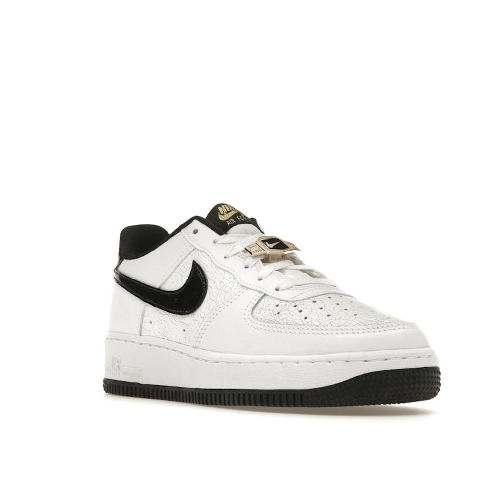 Nike Air Force 1 LV8 GS World Champ Kinder-Sneaker Weiß Pure-Platinum Schwarz DQ0300-100