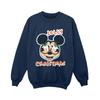 Disney Boys Mickey Mouse Jolly Christmas Glasses Sweatshirt