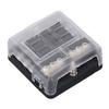 6 Way Box, LED Display, 32V Carrier for Car, Boat, Truck, with Waterproof Cover, 100A Highest Input Current