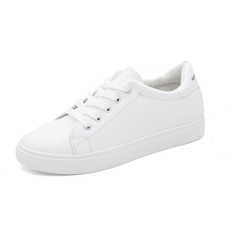 

Summer single shoes women s new letter white shoes women s sports shoes women s autumn board shoes 34 білий