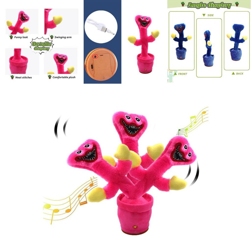 Jucărie de pluș Cactus Vorbitor Huggy Wuggy Poppy Playtime Pentru Copii Interactivă Și Sigură