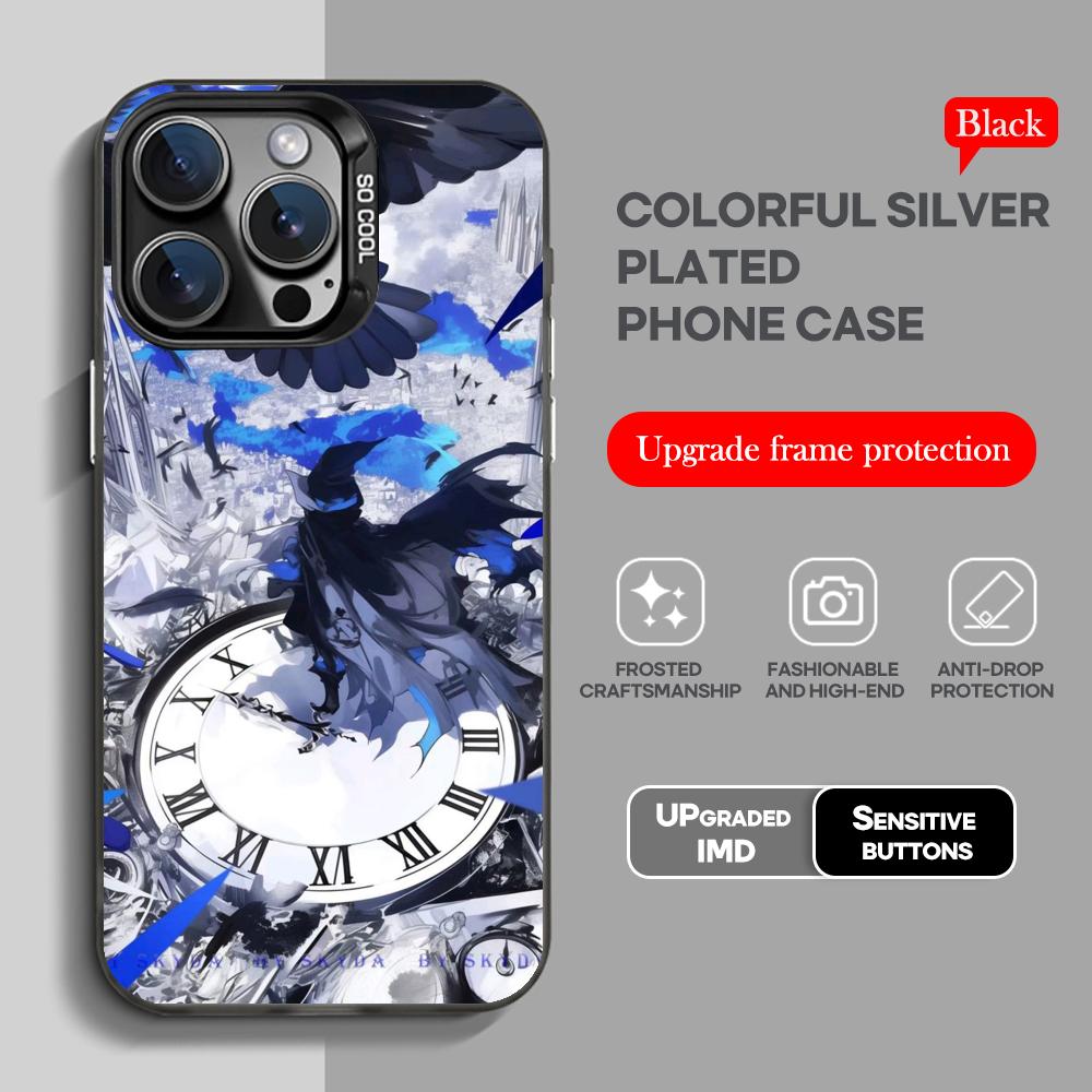 Lord of Mysteries Phone Case black IMD Colorful Silver Suitable case for iPhone 17 16 e 15 14 13 12 11 Pro Max