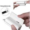 Wall-mounted Rolling Tube Toothpaste Squeezer Magnetic Toothpaste Seat Holder Stand Rotate Toothpaste Dispenser (white/3 piece)