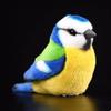 lilizzhoumax Realistic Eurasian Blue Tit Plush Bluebird Stuffed Cute Plush Christmas Gift for Crying Home 12cm Tall Toy, Animal, Toy, Girl's Toy,