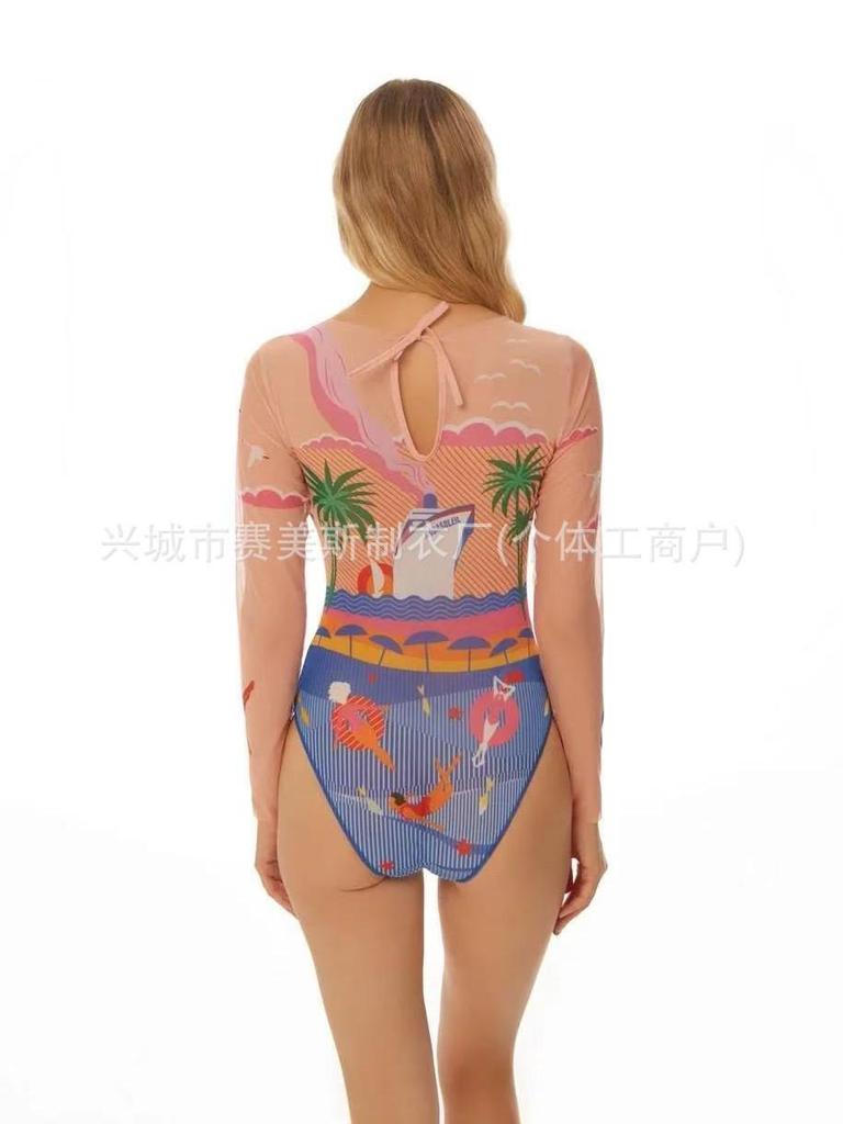 Women's Mesh Sun Protection Swimsuit