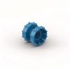 Small Particle 24x20mm Tank Track Wheel Hub with Groove, MOC 32007 Compatible Building Blocks.