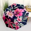 1pc Floral Pattern Open/Close Folding Umbrella, All- Portable Umbrella for & Men, Stylish Accessory (Holiday Gift) 8-Rib yy251213188