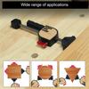 Woodworking Table Clamp 19mm Mortise Tenon Manual Auxiliary Fixator Tool For Woodworking Projects Easy to Install