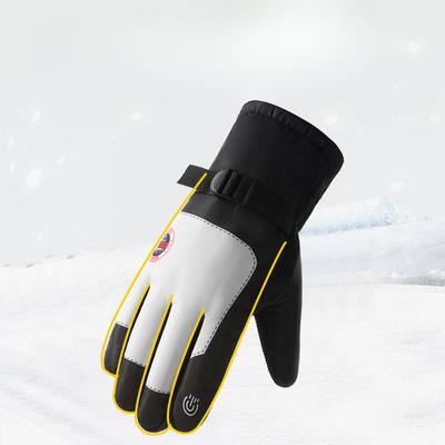 Rękawice ochronne do sportów outdoorowych, do jazdy na rowerze, odporne na zimno, męskie i damskie w tym samym stylu, plus aksamit, pogrubione, wodoodporne, pogrubione, wodoodporne rękawice