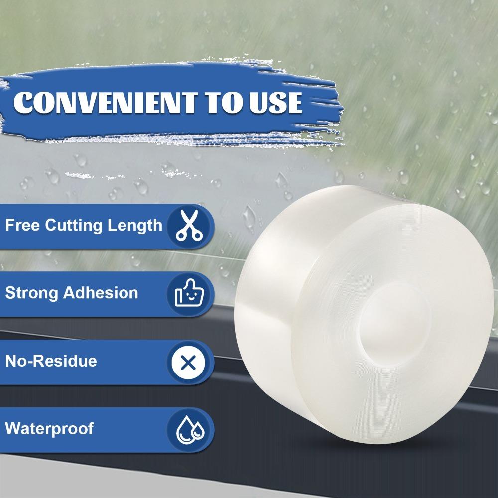 Waterproof and stain-resistant nano-tape, easy to apply to sealing pools, kitchens, and various surfaces in homes and dining