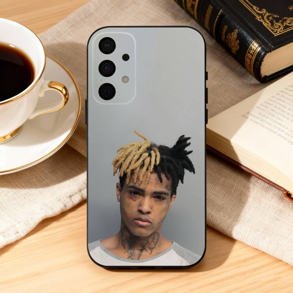 X-XXXTentacionS Rapper Phone Case For Samsung Galaxy A73,A72,A71,A70,A53,A52,A51,Soft Silicone Black Cover