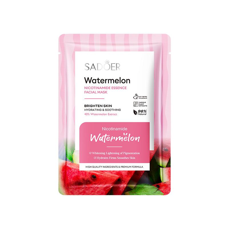 

3pcs Watermelon Niacinamide Essence Mask 25ml Hydrating Moisturizing Mask Skin Care Products 3pcs