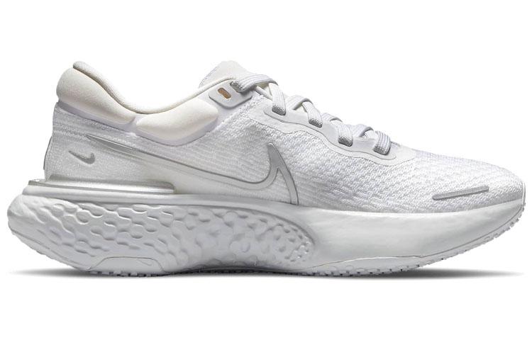 Nike ZoomX Invincible Run Flyknit White Metallic Silver Women's CT2229-101