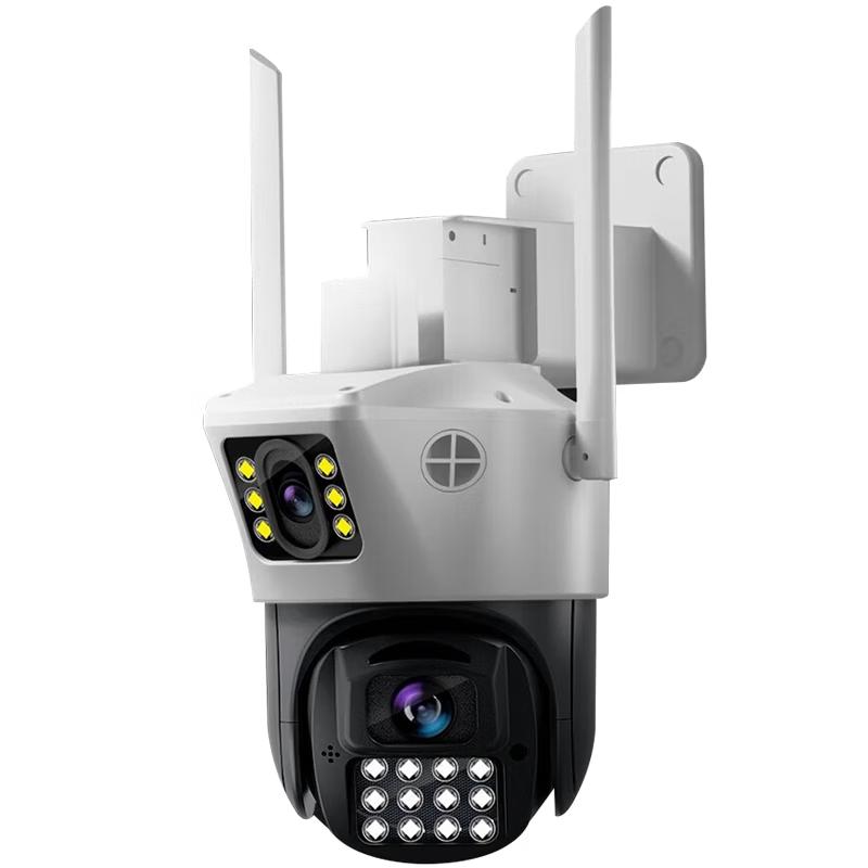 

Smart Outdoor Dual-Lens Wi-Fi PTZ Security Camera CN plug (adapter included) Camera + 30-Day Loop Recording