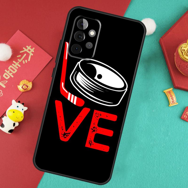 Eishockey Hülle für Samsung Galaxy A17 A55 A35 A15 A32 A52 A13 A33 A53 A14 A34 A54 A06 A16 A26 A36 A56