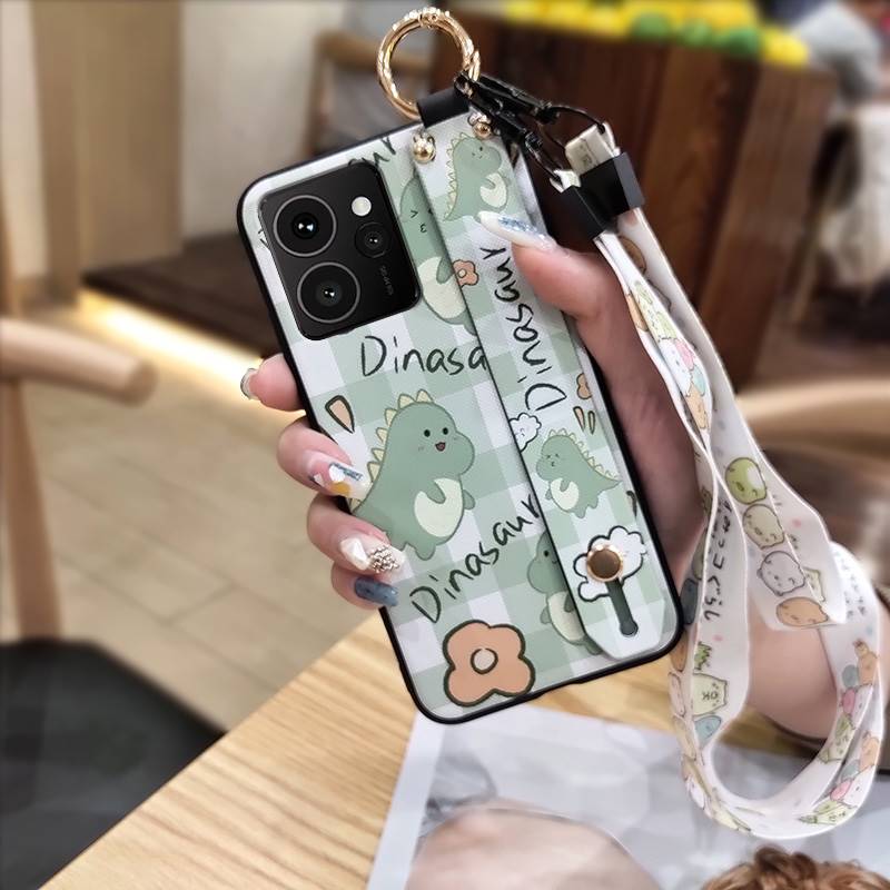 Ring Cartoon Phone Case For Nokia HMD Skyline Shockproof Waterproof Lanyard Kickstand Wristband Anti-knock Protective