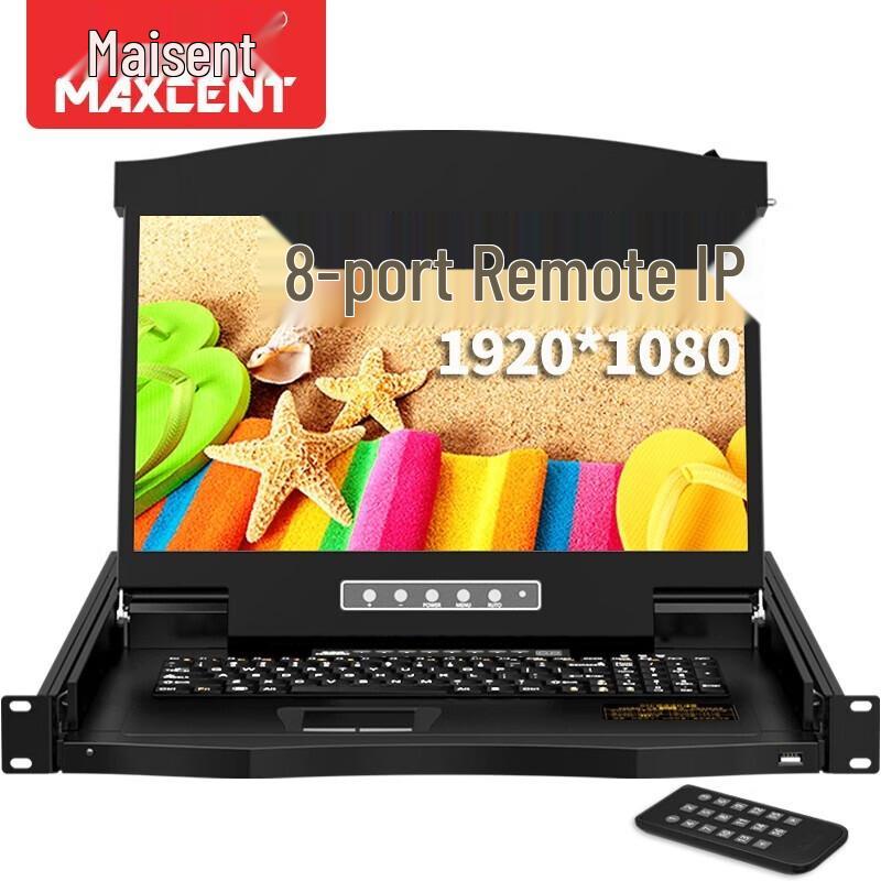 MAXCENT AEI-1708K 8-Port IP KVM Switch