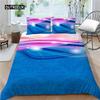 Colorful Duvet Cover Set King Size Blue Purple Red Stitching Pattern Comforter Cover Set Microfiber Polygon Flash Quilt Cover