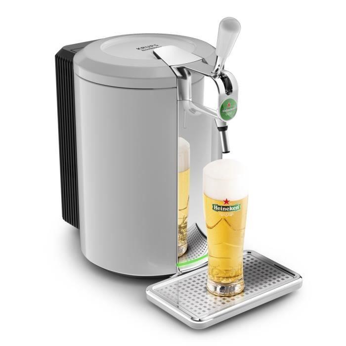 KRUPS Beertender® Compact, Draught Beer Machine, Compatible with 5L Kegs VB452E10