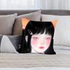 M-Manga G-Girl Pillow Case Anti-dustmite Pillowcase Invisible Zipper Silky Short Plush Sofa Cushion Cover
