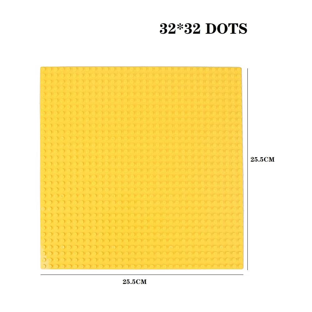 Classic Baseplate 32x32 Dots Building Blocks Bricks Base Plates DIY Plastic Board Building Blocks Baseplates Construction Toys