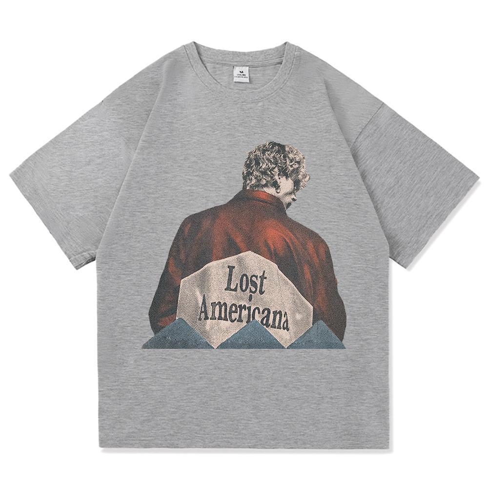 Amerikanisches Rockalbum T-Shirt 2025 Mode Retro Herren- und Damenbekleidung Harajuku Hochwertige Kleidung Retro Baumwoll-T-Shirt