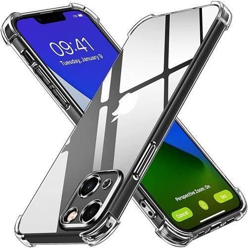 Coque - BOOLING - pour iPhone 13 mini - TPU Souple - Transparent - Charge sans fil