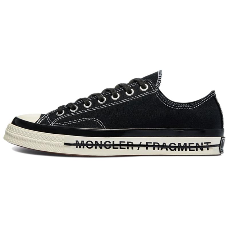 

Fragment Design x Converse Chuck Taylor All Star 1970-х Модні Універсальні Повсякденні Низькі Полотно Унісекс Чорний 36.5