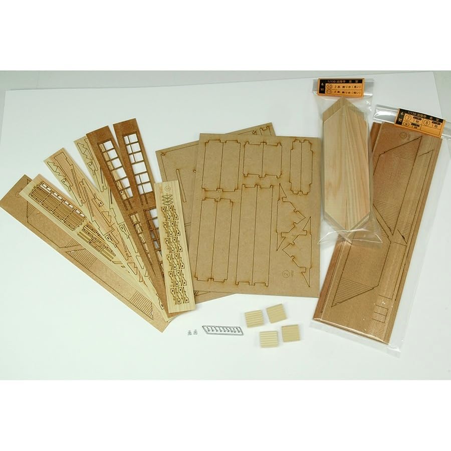 Woody Joe 1/150 Horyuji Temple Kondo Wooden Model Assembly Kit (Building)