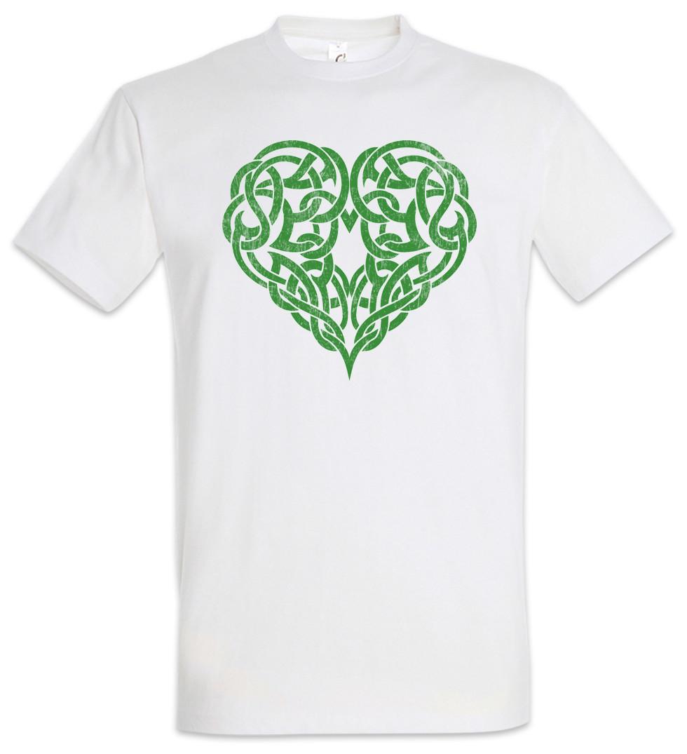 Celtic Heart T-Shirt Mens Womens Tees Top Celts Symbol Sign Knot Culture Tribal Tattoo 4XL