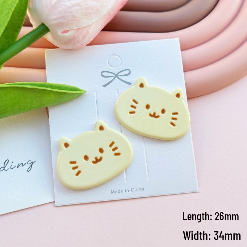 Cute Kitten & Fish Acrylic Charms: Jewelry, Phone Case, Crocs, Hair Clips & Accessories