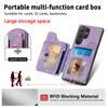 Wrist Strap Phone Case for Samsung Galaxy S24 S23 FE S25 S22 Ultra Plus A16 A06 A36 A56 A55 Ring Bracket Wallet Card Slot Cover
