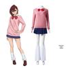 Supernatural Dandadan Ayase Momo School Uniform JK Ken Takakura Okarun Cosplay Costume