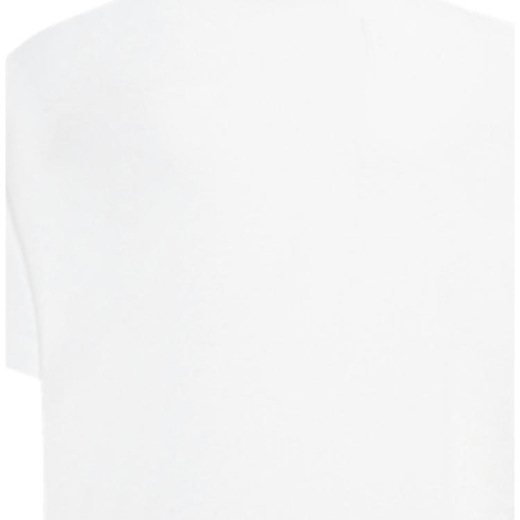 Calvin Klein Letter Pattern Loose Fit Crew Neck Short Sleeve T-Shirt Men Tops White J323251YAF