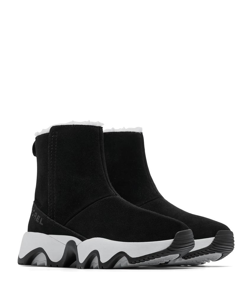 Sorel Kinetic Impact Short Boots NL5196 Women's Size 24.0cm Black, Sea Salt