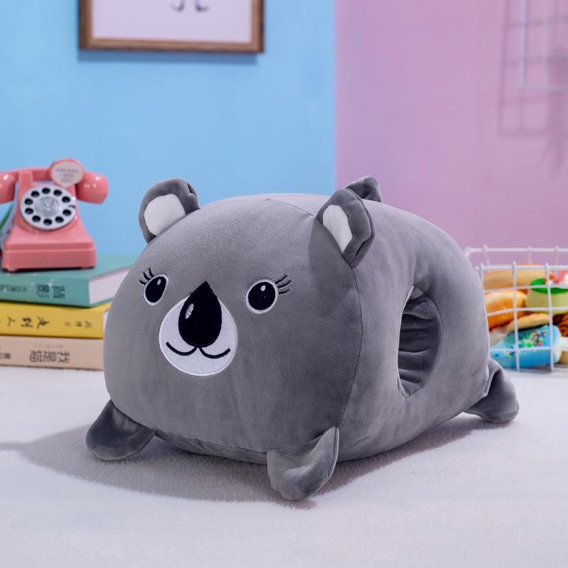 

Аниме Тоторо грелка для рук Свинья Динозавр Пингвин Медведь руки внутри подушки мягкая кукла мультяшный плюш Koala