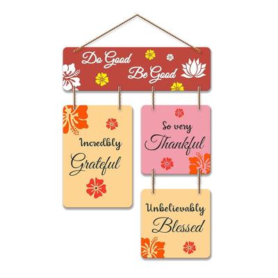 Fai del bene Sii Citazioni Appendiabiti Decorativo in Legno da Parete Per Soggiorno, Camera da Letto | Decorazione per la Casa | Ufficio | Articolo da Regalo | Decorazione Opere d'Arte