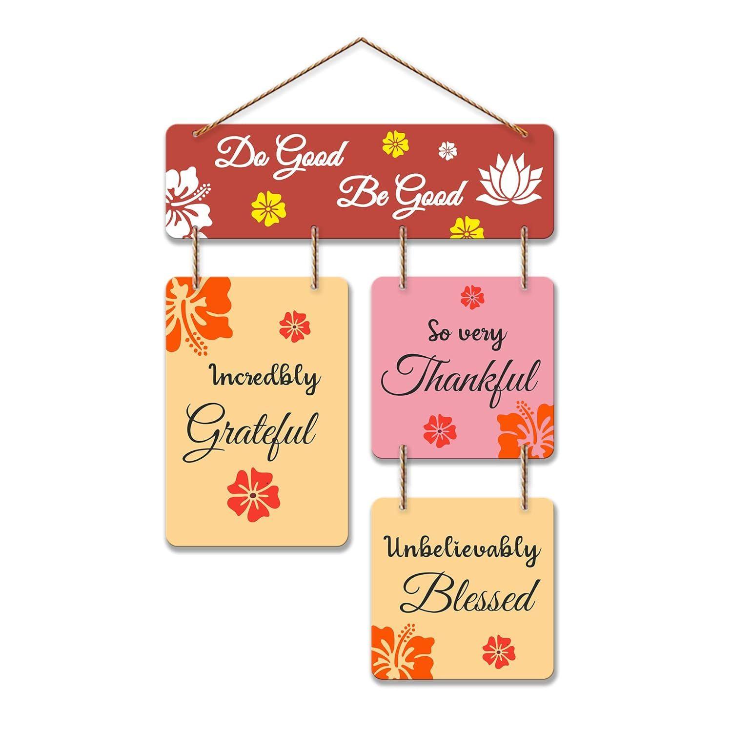 

Do Good Be Quotes Decorative Wood Wall Hanger For Livingroom, Bedroom | Home Decor | Office | Gift Item | Artworks Decoration