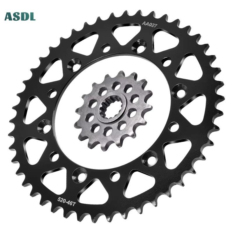 520 46T 16T Front & Rear Sprocket for Yamaha FZ6R FZ6 RY 2009 FZ-6R 2010-2017 XJ6 20S 2009-2015 XJ6 SP ABS Diversion 36C FZ1YCG