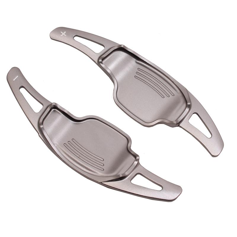 For Chevrolet Camaro 2012 2013 2014 2015 Aluminum Alloy Car Wheel Shift Paddle Shifter Extension 2pcs Car decoration accessories