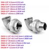 304 Stainless Steel Union Joint Coupling 1/4" 3/8" 1/2 3/4 1" BSP Female Male Thread Cast Pipe Fitting 3 Way Tee eblow connector