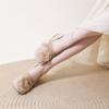 Flat Bottom Increases Height In Summer and Crosses the New Ballet Women's Single Shoes Mary Jane Shoes Camellia Shallow Mouth