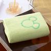 Solid Color Mickey Head Coral Fleece Towel Absorbent Quick Drying Household Towel Soft Wrapping Towel Children's Bath