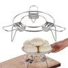 6-8inch Air Fryer Rack Multipurpose Oven Grill Baking Racks BBQ Steamer Roasting Holder Stainless Steel Cooking Accessories