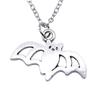 Mask Pendant Necklace Theater Halloween Day Jewelry 40cm Short Chain