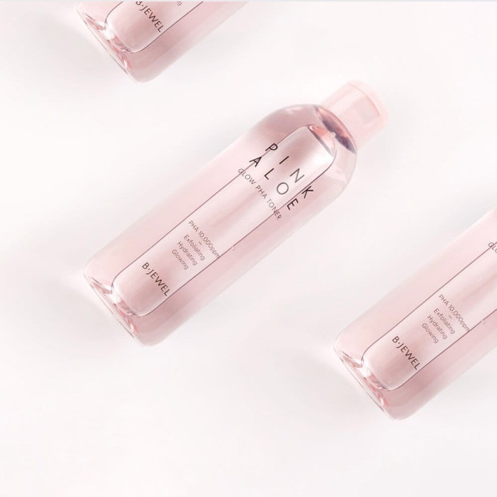 b:jewel Pink Aloe Organic Hypoallergenic Glow Paha Exfoliation Skin Toner 200ml