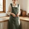 Stain-resistant Waterproof Apron Small Fresh Cooking Apron Workwear Cleaning Apron  Cafe