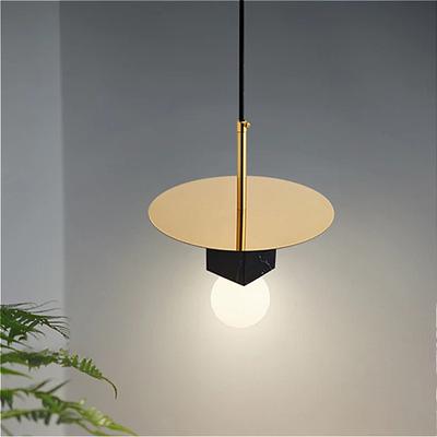 Lámpara colgante de mármol nórdico, decoración artística minimalista moderna, sala de estar, dormitorio, estudio, lámpara colgante creativa